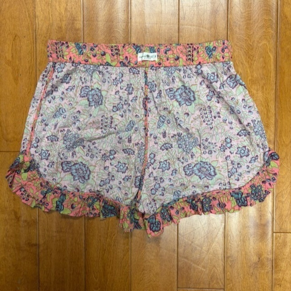 Natural Life Womens Shorts Size XL Ruffle Boho Fairy Hippie Casual Beach Summer - Picture 8 of 10